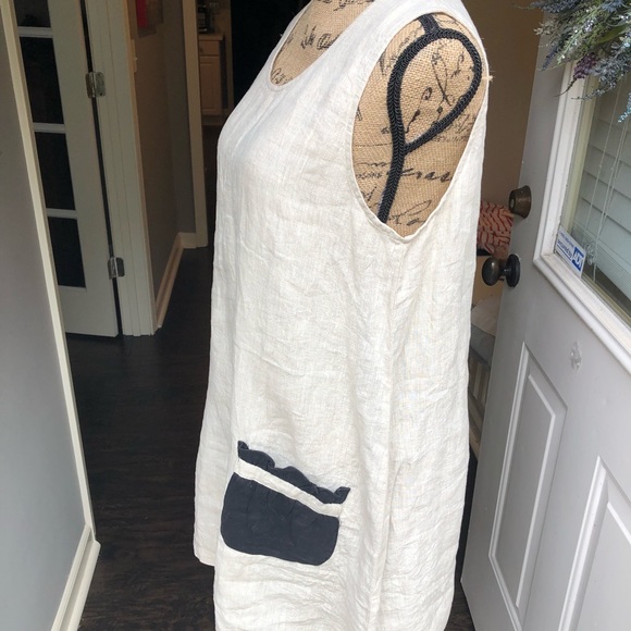 Camille & Co woman’s tan dress sz M - Picture 4 of 6